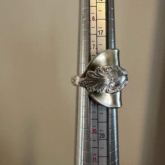 Silver Saddle Spoon Ring - Picture 14 of 15